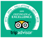 2019 Certificate of Excellence TripAdvisor